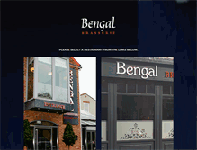 Tablet Screenshot of bengal-brasserie.com